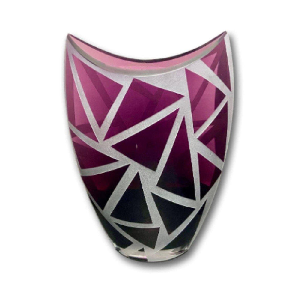 Geometric Glass Premium Vase - Shalimar Flower Shop