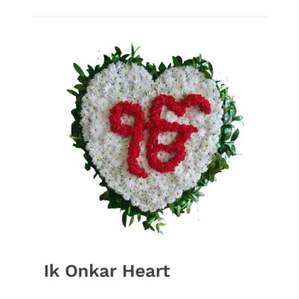 Ik Onkar Heart - Shalimar Flower Shop