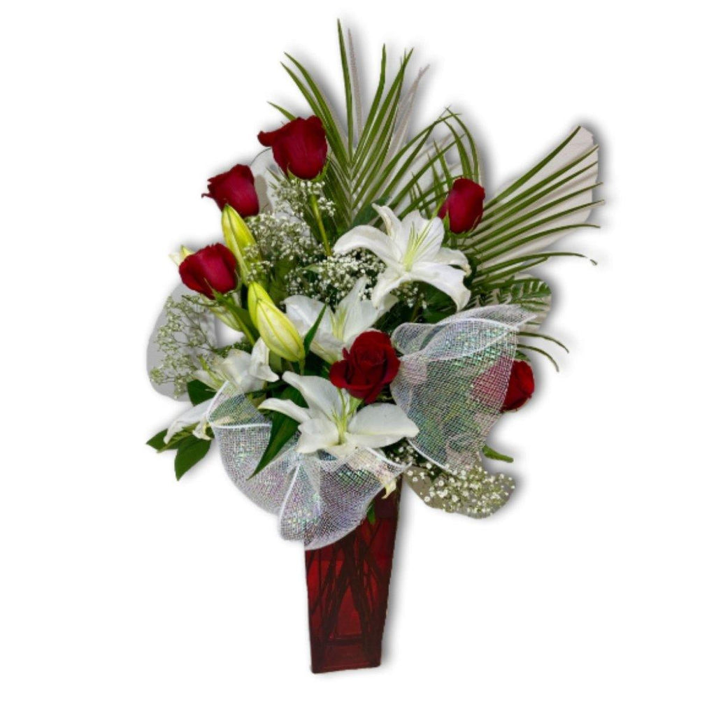I'll Love You Forever Rose Arrangement - Shalimar Flower Shop