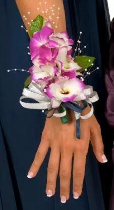Orchid Bracelet Corsage - Shalimar Flower Shop