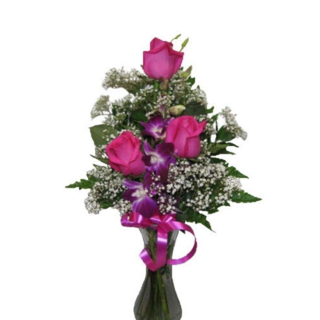 Pretty Pink & Purple Bouquet - Shalimar Flower Shop