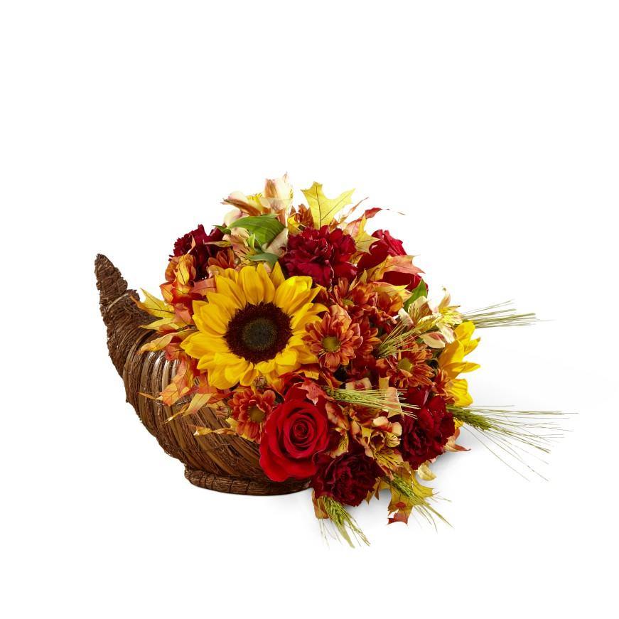 The FTD® Fall Harvest Cornucopia by Better Homes and Gardens 2016 - Shalimar Flower Shop