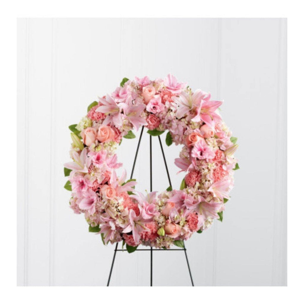 The FTD® Loving Remembrance Wreath - Shalimar Flower Shop