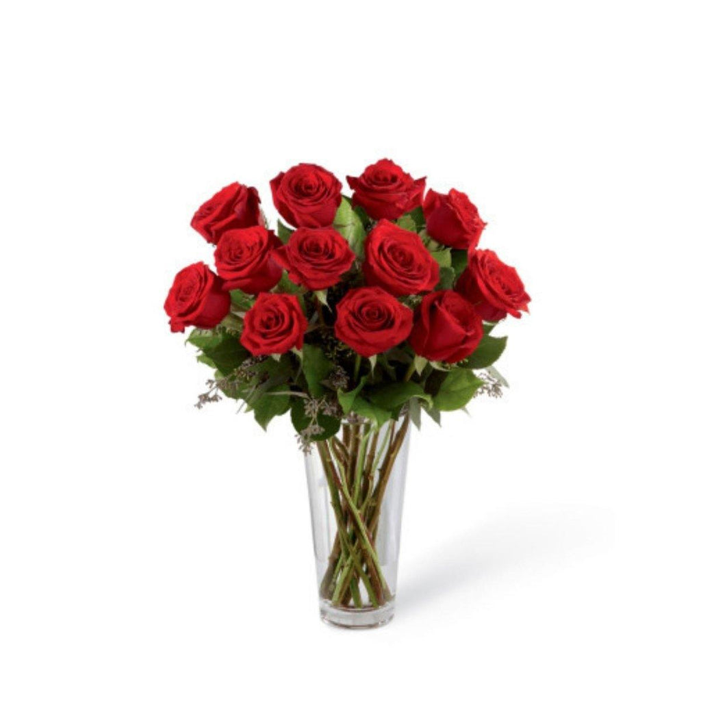 The FTD Red Rose Sympathy Bouquet - Shalimar Flower Shop