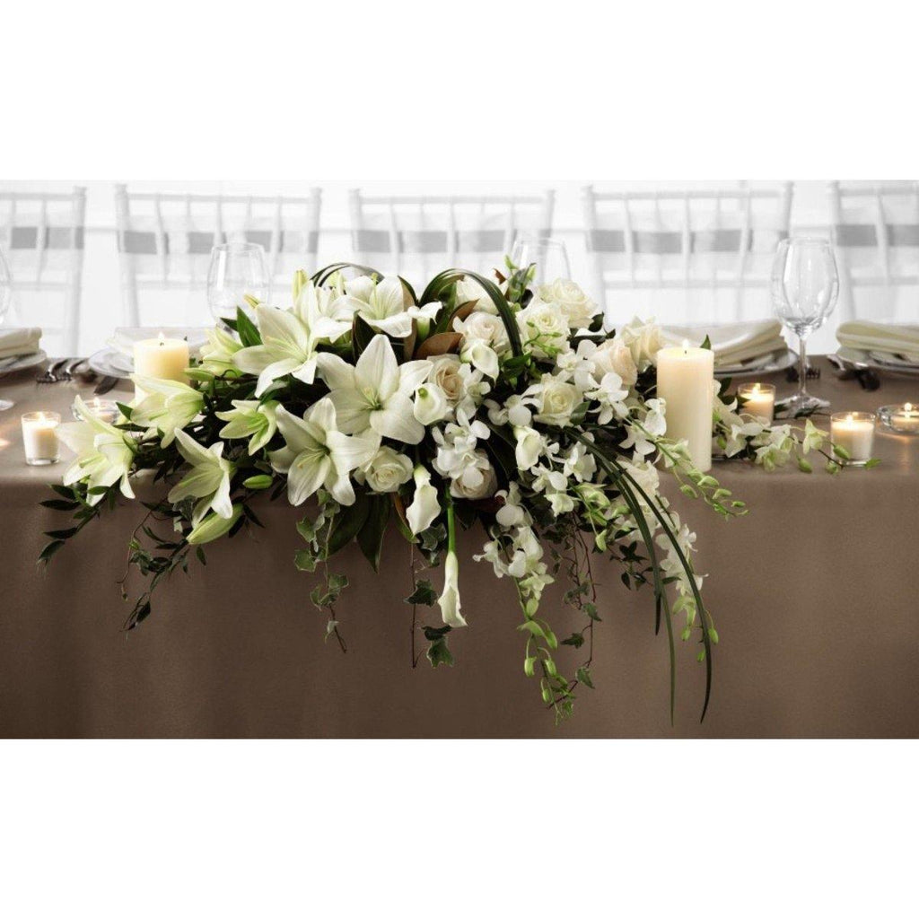 The FTD White Linen Arrangement - Shalimar Flower Shop