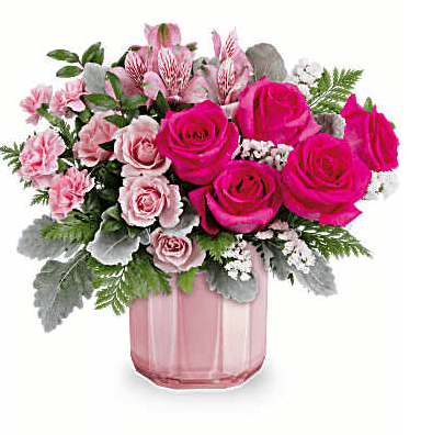 Blushing Gem Bouquet - Shalimar Flower Shop