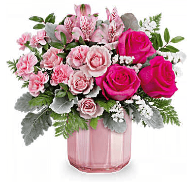 Blushing Gem Bouquet - Shalimar Flower Shop