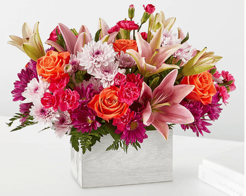 Light Of My LIfe Box Bouquet - Shalimar Flower Shop
