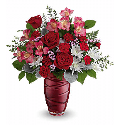 Loving Swirls Bouquet - Shalimar Flower Shop