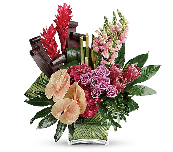 Tahitian Tropics Bouquet - Shalimar Flower Shop