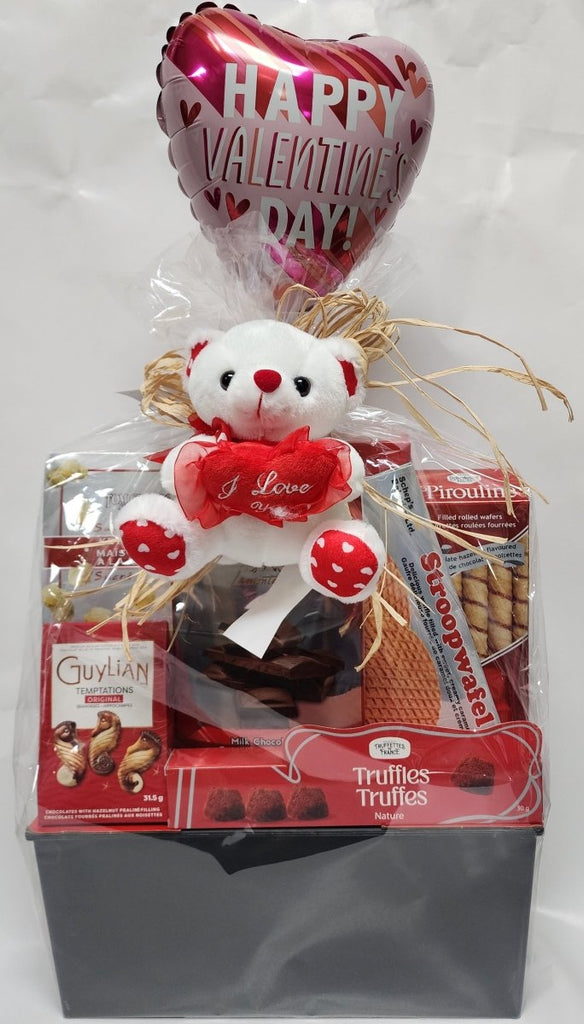 Toffees & Truffles Gift Basket Love Combo - Shalimar Flower Shop