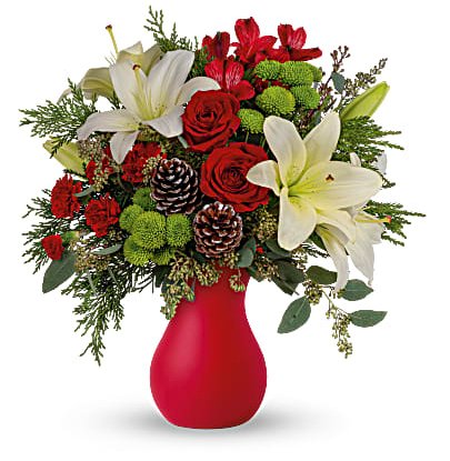 Yuletide Greeting Bouquet - Shalimar Flower Shop