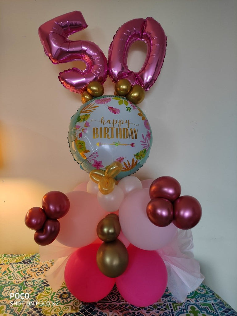 Balloon Bouquet - Happy Birthday - Shalimar Flower Shop