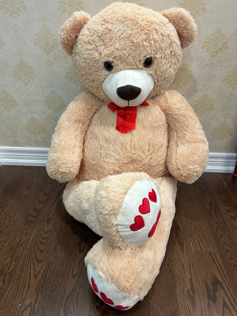 Beige Teddy Bear Large - Shalimar Flower Shop