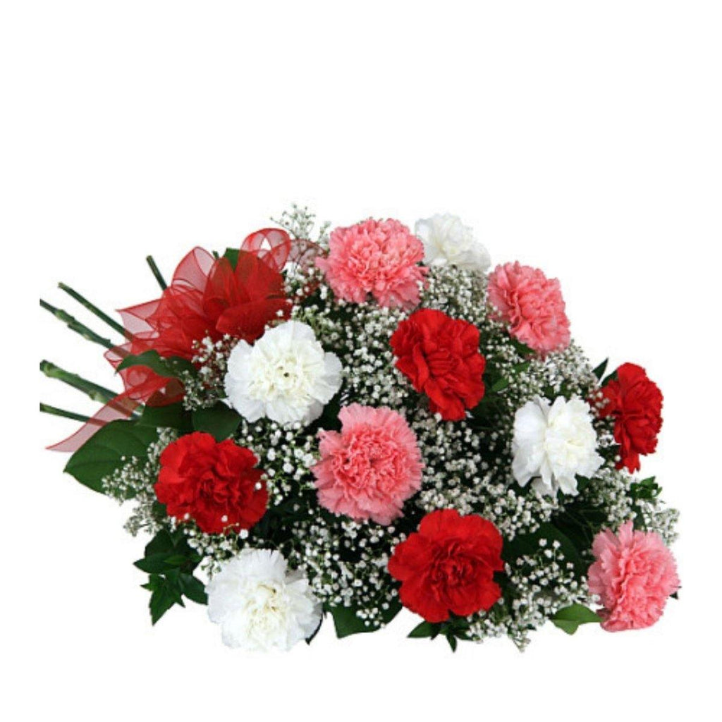 Carnation Trio Bouquet 19 - Shalimar Flower Shop