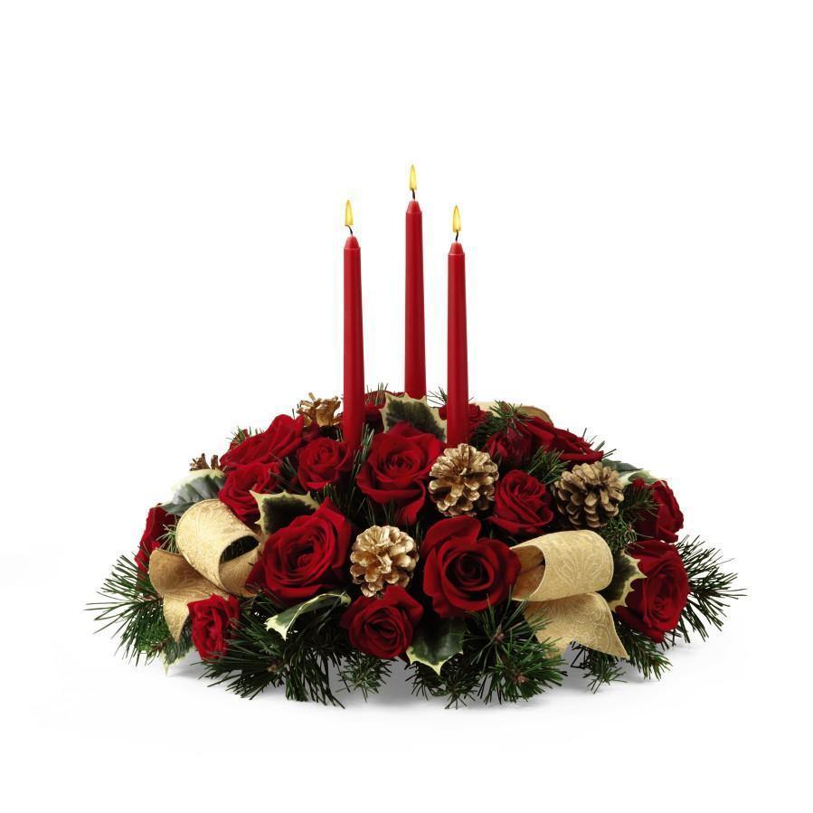 Celebration of the Season Centerpiece - Shalimar Flower Shop