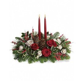 Christmas Wishes Centerpiece - Shalimar Flower Shop