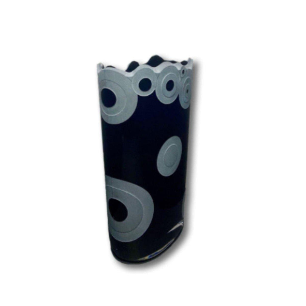 Circular Patterned Premium Vase - Shalimar Flower Shop