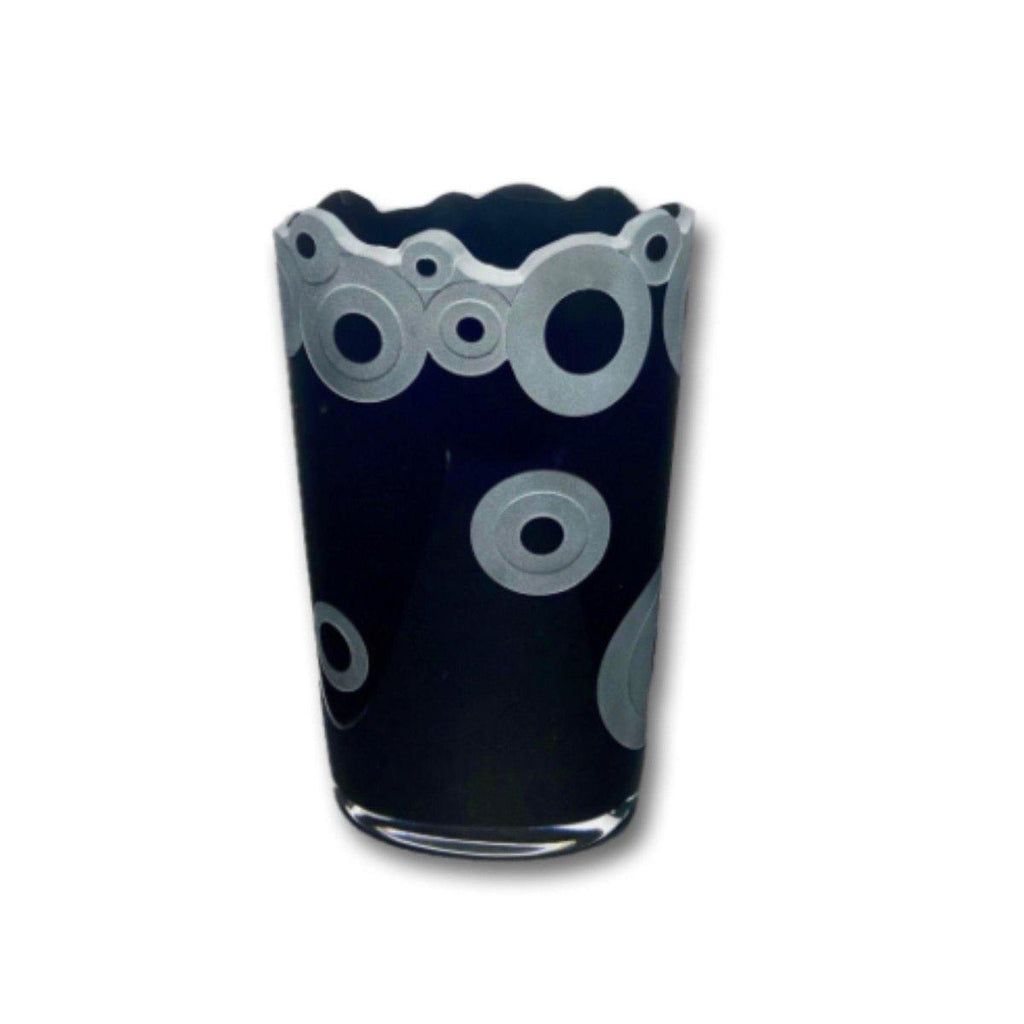 Circular Patterned Premium Vase - Shalimar Flower Shop