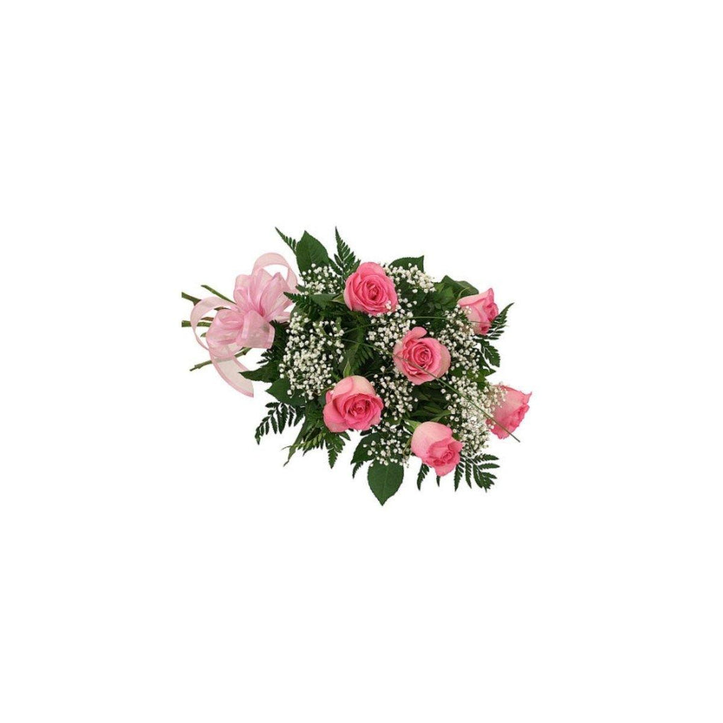 Elegant Six Pink Roses - Shalimar Flower Shop