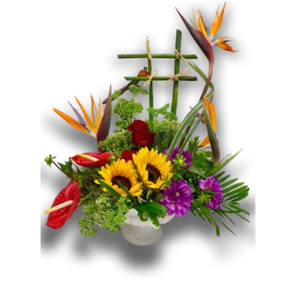 Exotic Birds of Paradise Floral Arrangement - Shalimar Flower Shop