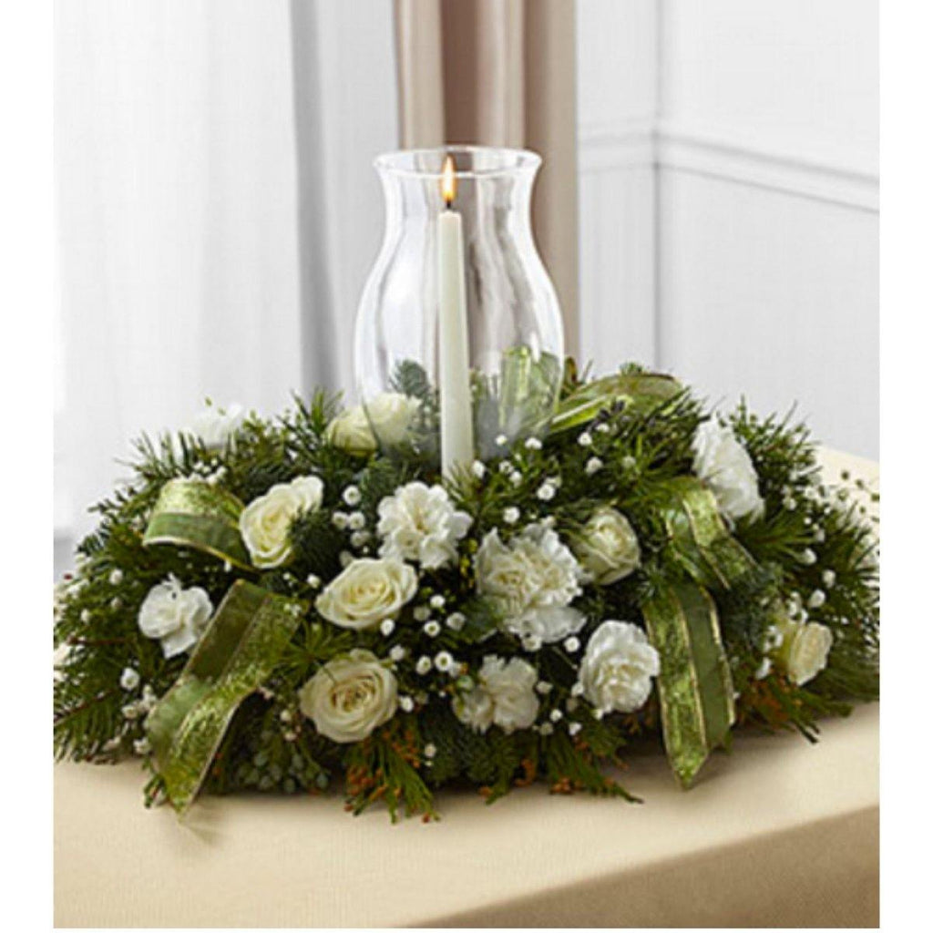 FTD® Glowing Elegance Centerpiece - Shalimar Flower Shop