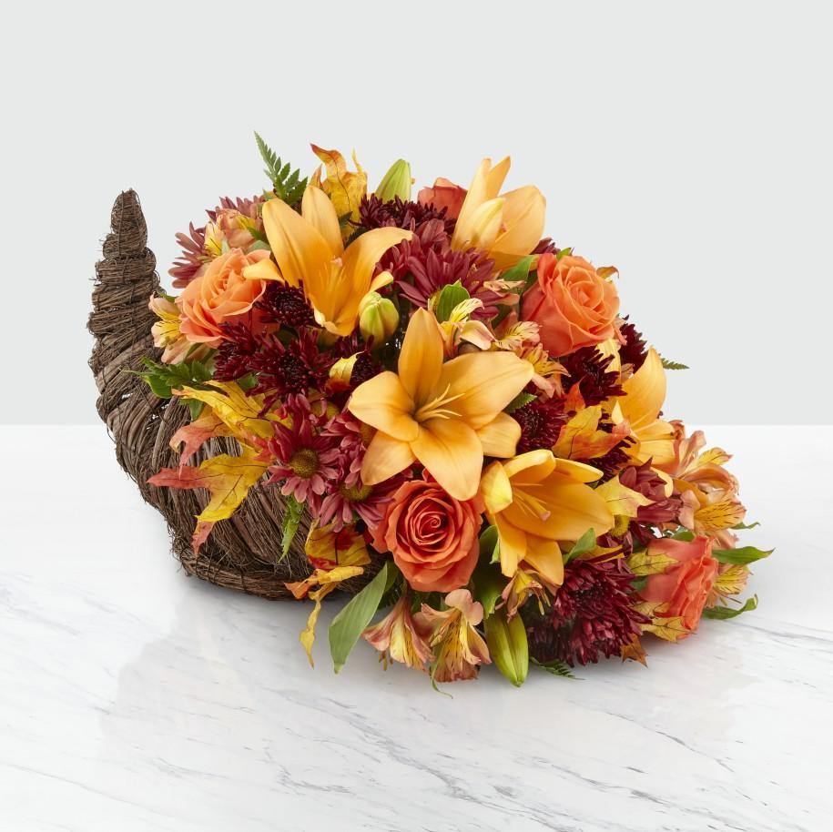 FTD's Harvest Comfort Cornucopia - Shalimar Flower Shop