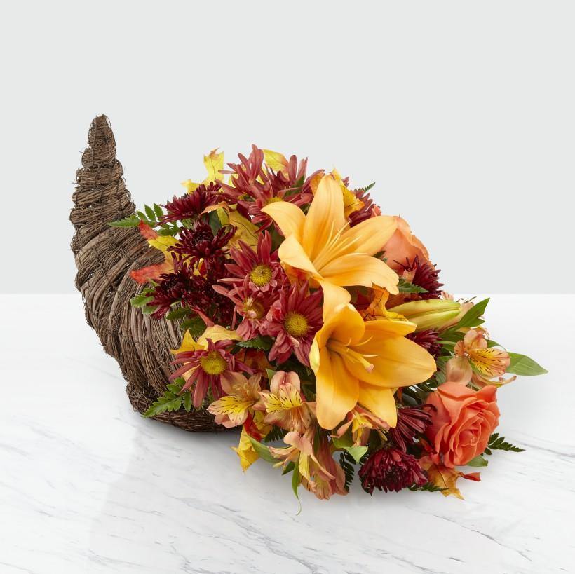 FTD's Harvest Comfort Cornucopia - Shalimar Flower Shop