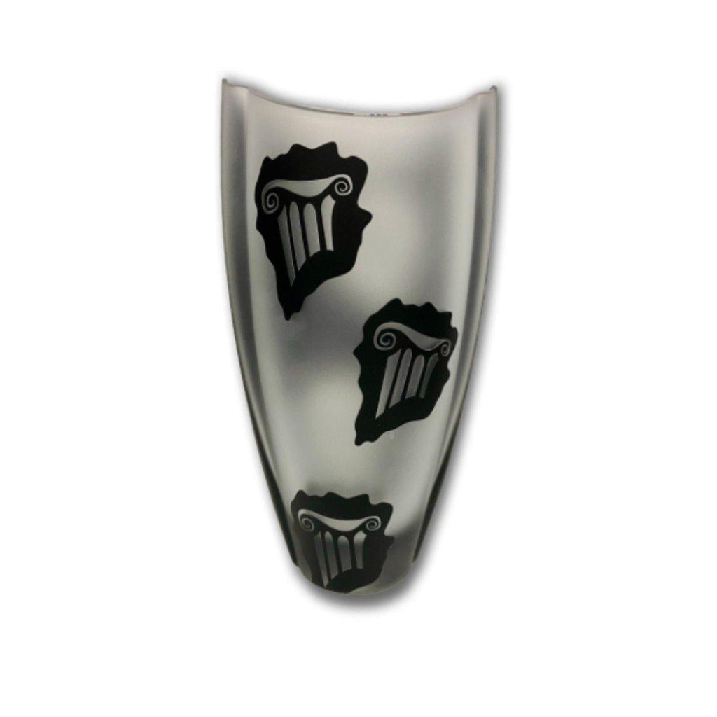 Premium Black & Clear Polish Vase - Shalimar Flower Shop