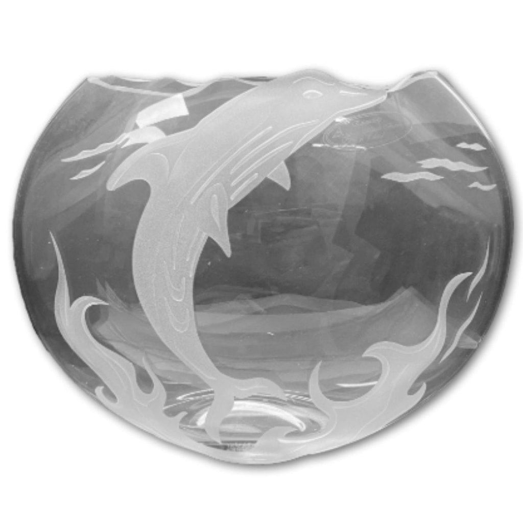 Premium Under the Sea Etched Vase - Shalimar Flower Shop