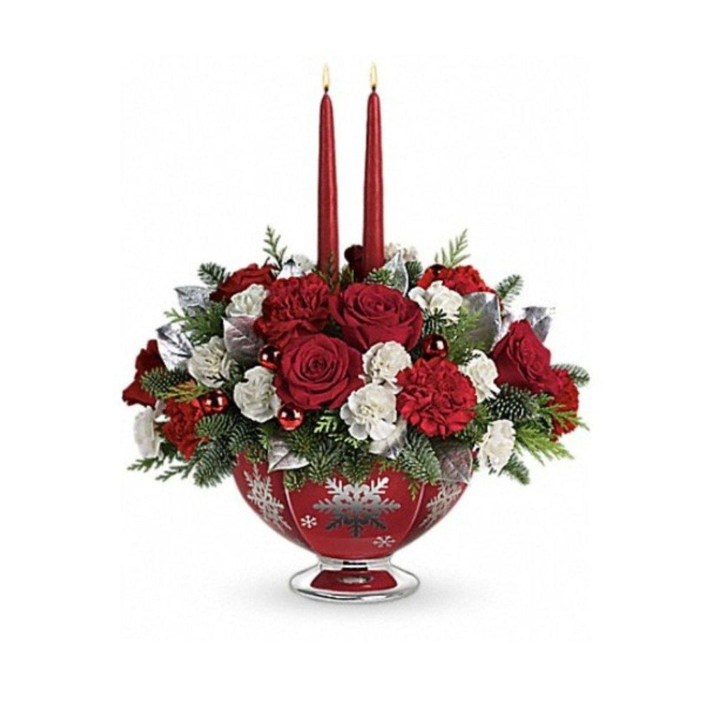 Silver And Joy Centerpiece - Shalimar Flower Shop