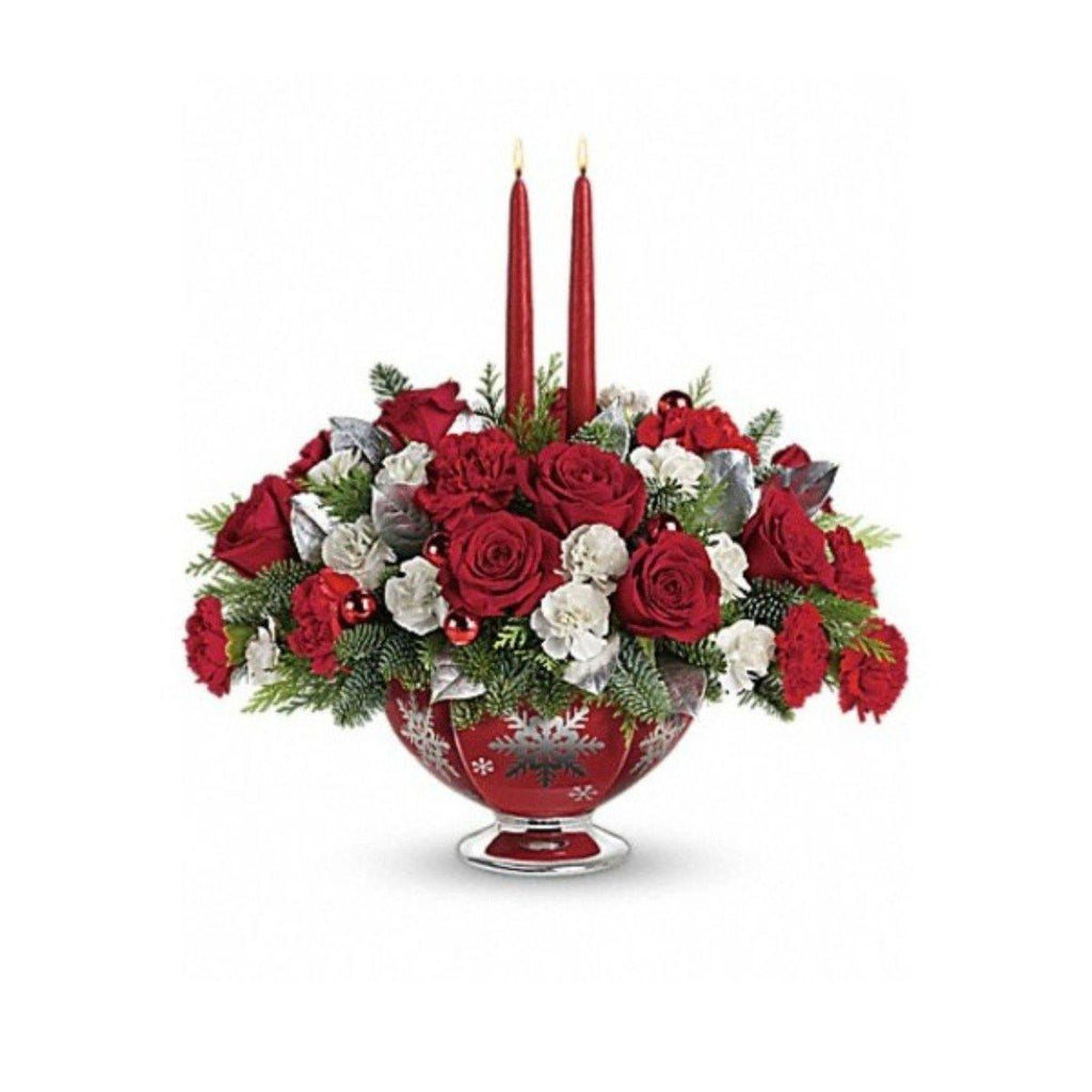 Silver And Joy Centerpiece - Shalimar Flower Shop