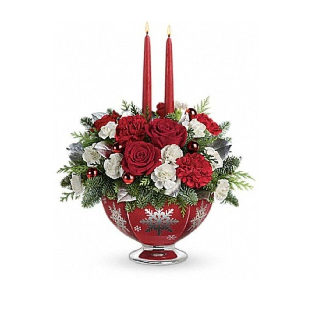 Silver And Joy Centerpiece - Shalimar Flower Shop