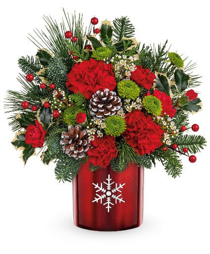 Stunning Snowflake Bouquet 2022 - Shalimar Flower Shop