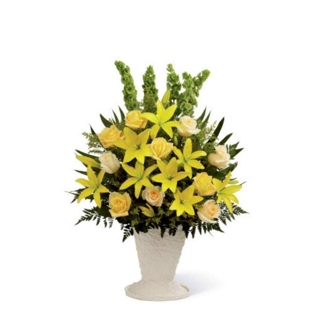 The FTD® Golden Memories Arrangement - Shalimar Flower Shop