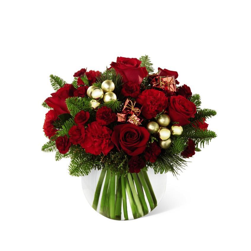 The FTD Holiday Gold Bouquet - Shalimar Flower Shop