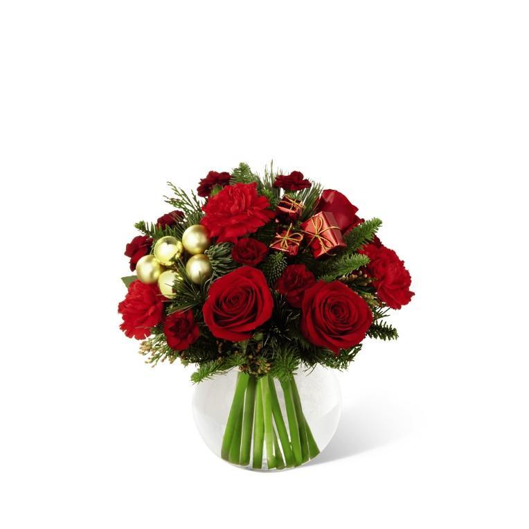 The FTD Holiday Gold Bouquet - Shalimar Flower Shop