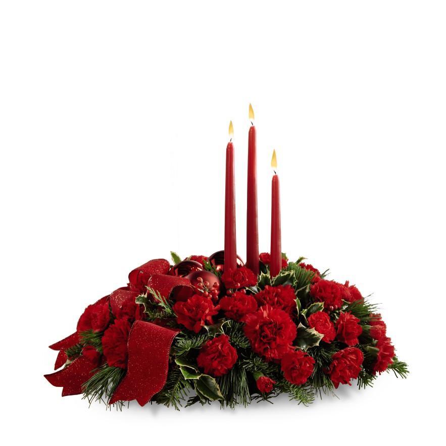 The FTD Lights of the Season Centrepiece - Shalimar Flower Shop