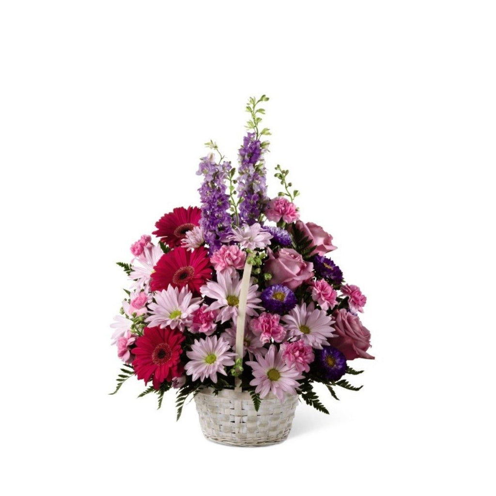 The FTD® Pastel Peace Basket - Shalimar Flower Shop