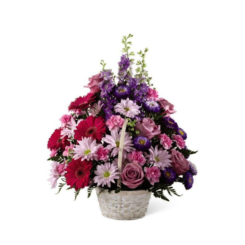 The FTD® Pastel Peace Basket - Shalimar Flower Shop