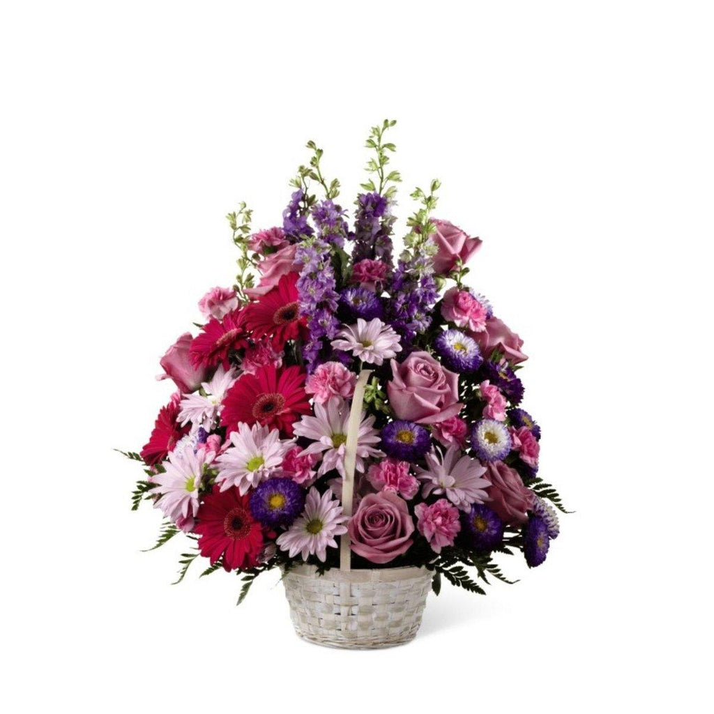 The FTD® Pastel Peace Basket - Shalimar Flower Shop
