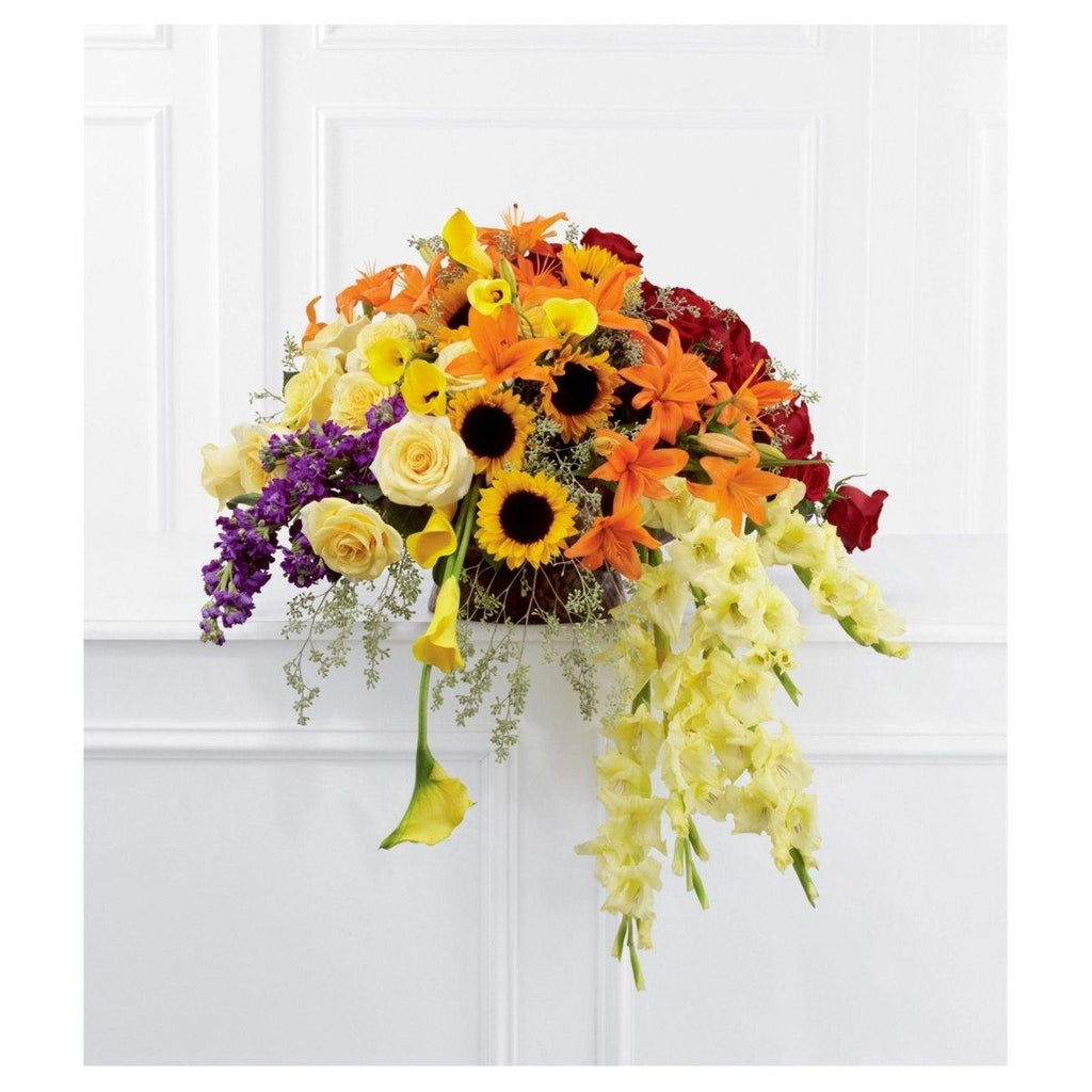 The FTD® Peaceful Tribute™ Basket Arrangement - Shalimar Flower Shop
