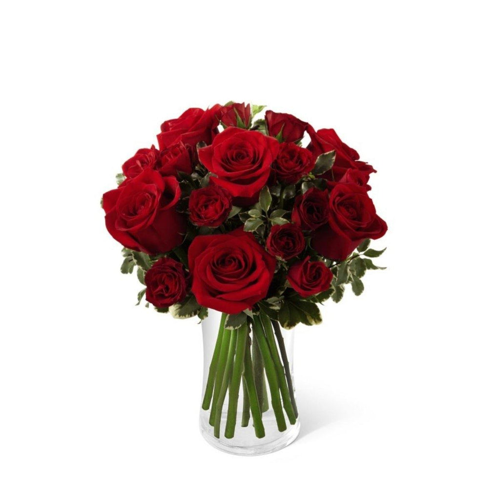 The FTD Red Romance Rose Bouquet - Shalimar Flower Shop