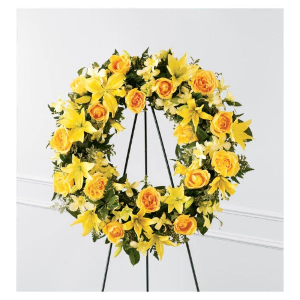 The FTD Ring of Friendship Wreath - Shalimar Flower Shop