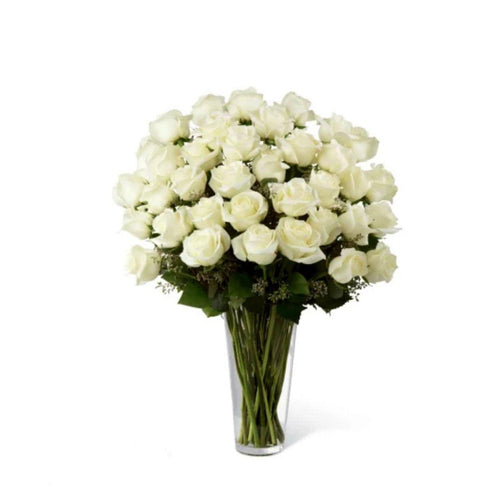 The FTD® White Rose Bouquet - Exquisite - Shalimar Flower Shop