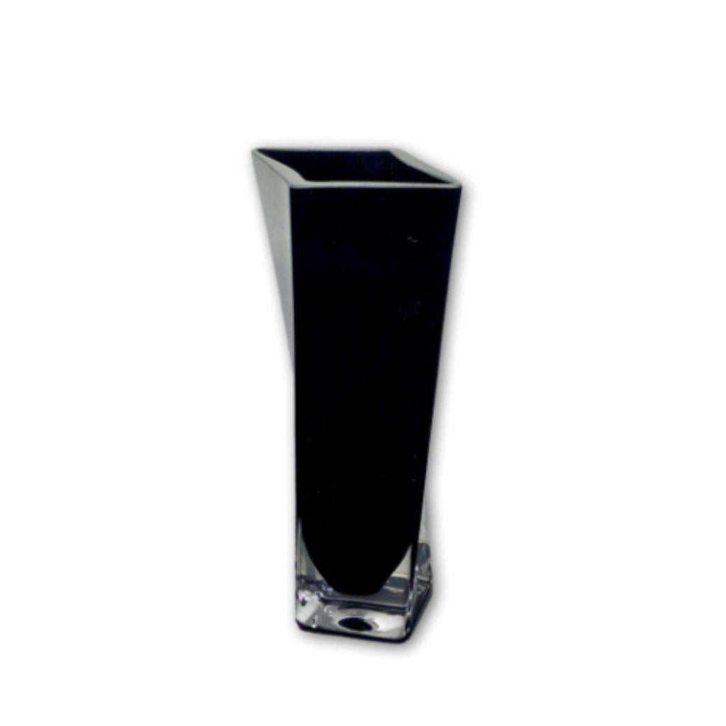 Twisted Premium Black Vase - Shalimar Flower Shop